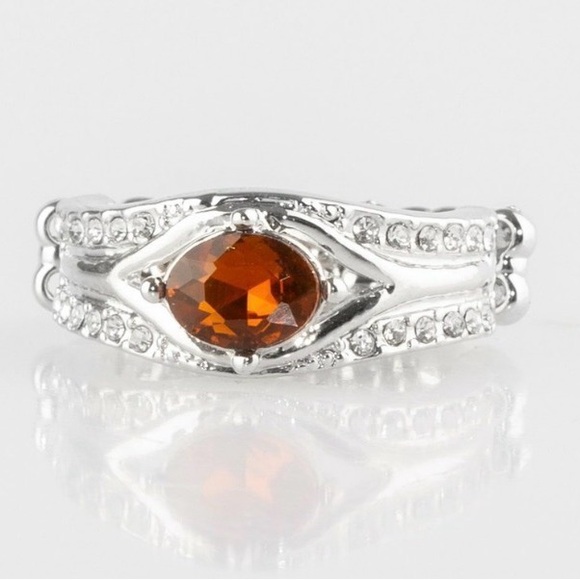 Paparazzi Elegant Gold , Brown and Silver Tone Women's Rings Set 3 - Picture 5 of 6